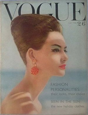Vintage Vogue magazine covers - wah4mi0ae4yauslife.com - Vintage Vogue UK July 1960.jpg